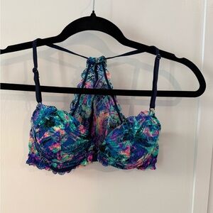 Victorias Secret PINK Colorful Lace Date Racerback Bra
